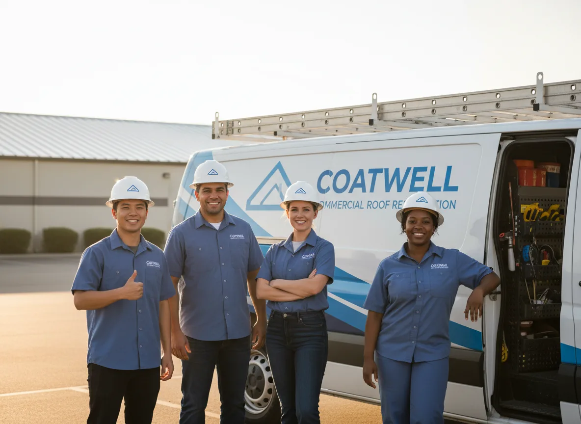Commercial roof coating company in Yorkville, CA